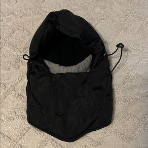 Black Hooded Neck Warmer